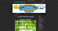 Desktop Screenshot of leghajoszinhaz.hu